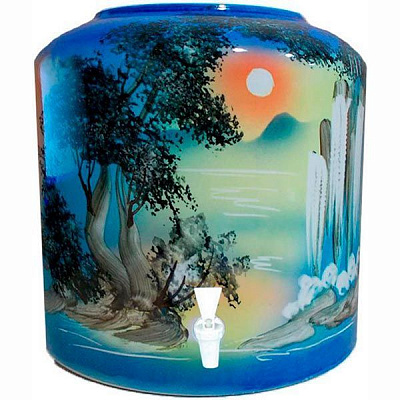 Диспенсер настільний Водоспад синій