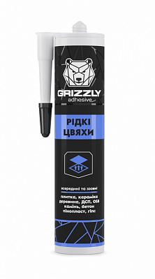 Клей монтажний Grizzly Рідкі цвяхи білі 0,44 кг