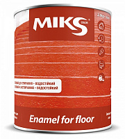 Емаль MIKS Color алкідна для підлоги сірий глянець 2,8кг