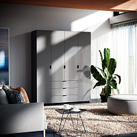 Шкаф Берегиня Choice 1600х2000х550 ДСП антрацит 