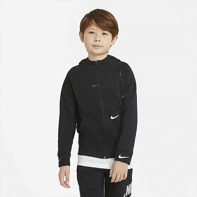 Джемпер Nike SWOOSH FLC FZ DA0768-010 р. XS серый