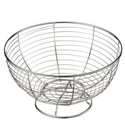 Ваза для фруктов LF-2002287 хром Lemax 