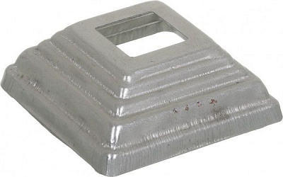 Накладка маскировочная 80х80 мм отверстие 25х25 мм