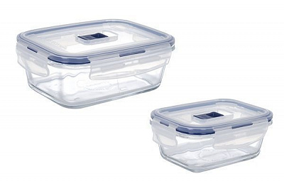 Набор емкостей для хранения Pure Box Active 380+820 мл P7644 Luminarc