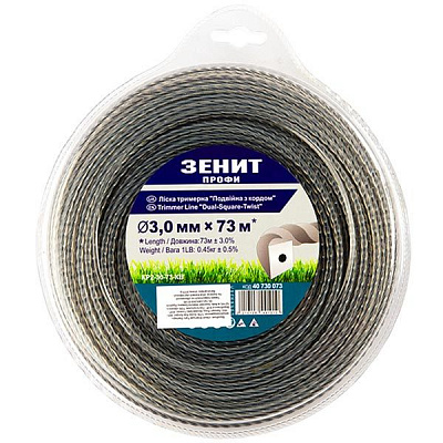 Леска для триммеров Зенит Профи КР2-30-73-КВ