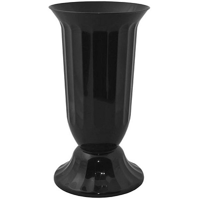 Вазон пластиковий Алеана Терра круглий 2л чорний (114037)