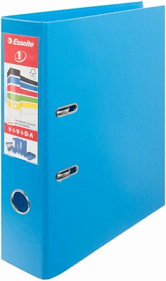 Папка-регистратор A4 Power 75 VIVIDA голубая Esselte