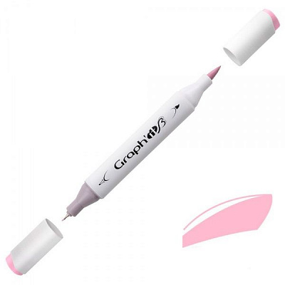Маркер двусторонний Graph'it GI85118 розовый кварц 