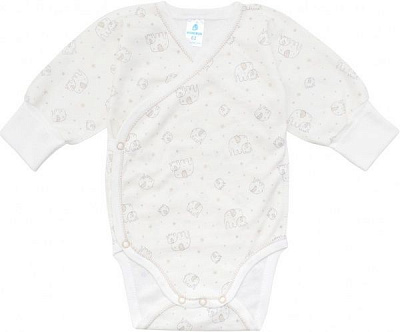 Боди детское Minikin р.62 молочныйкофейный 19010362 