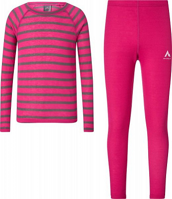 Комплект термобелья McKinley SET Yahto II/Yaal II jrs 294550-907413 152 розовый