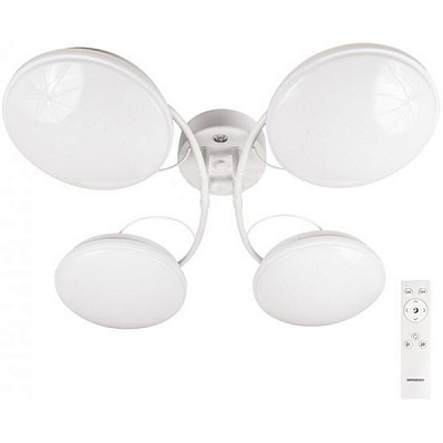 Люстра светодиодная Светкомплект Deco M480 4x16 Вт белый 