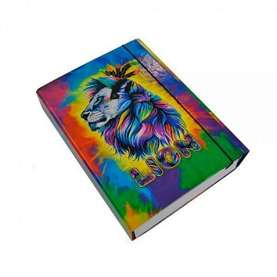Папка-короб на резинке Lion А4 60 мм iTEM