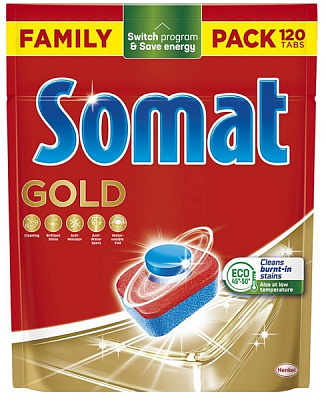 Таблетки для ПММ Somat Gold 120 шт.