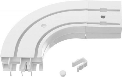 Кутове закінчення Bella Vita ОМ2 2 шт. зовнішній подвійний набірний білий
