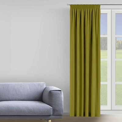 Штора Moda 200х285 см оливковый Decora textile