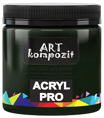 Краска акриловая 358 зеленый темный 430 мл ART Kompozit