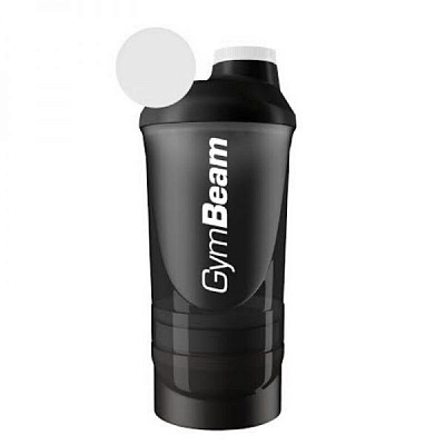 Шейкер многосекционный 600 мл black GymBeam