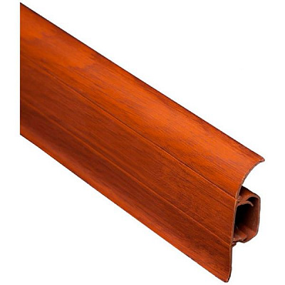 Плинтус ТІС 2500x56x18 мм темная вишня