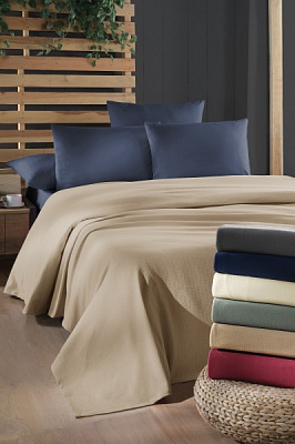 Комплект постільної білизни Pique 2 бежевий La Nuit