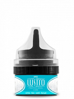 Крем для обуви Lustro 50 мл белый