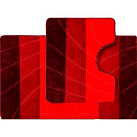 Набір килимків Dariana ColorLine New 60х100 см + 50х60 см червоний