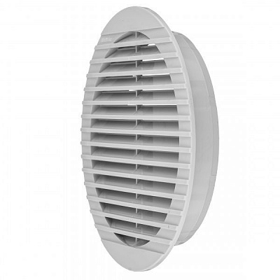 Решетка для вентиляции MiniMax 2204 d180 х d150 мм пластик белый 