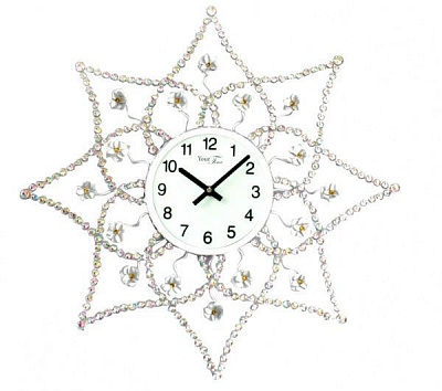 Годинник настінний з камінням 02-228