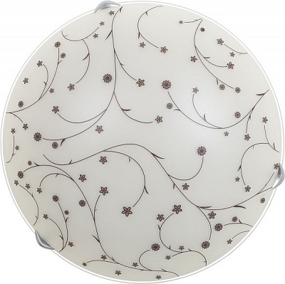 Светильник настенно-потолочный УТ Сяйво НПБ Поляна 2x60 Вт E27 бежевый 3009 