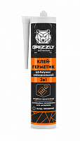 Клей-герметик Grizzly на основе MS-полимеров 280мл прозрачный