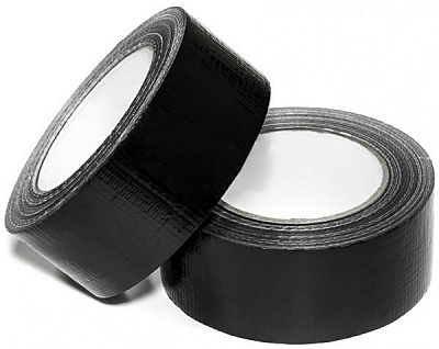 Армированная ремонтная лента клейкая 3180 48 мм х 50 м х 170 мкр черная Пакпрінт 