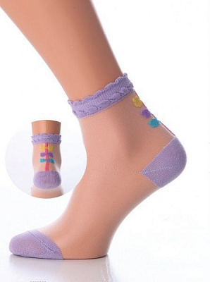 Шкарпетки жіночі Giulia WSM-022 р. 36-38 ліловий