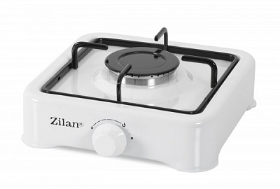 Плита газовая настольная Zilan ZLN0018 1 конфорка белая 