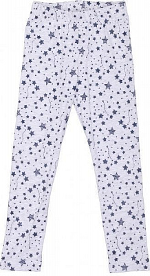 Лосины детские Luna Kids Звездочки р.152 серый с принтом