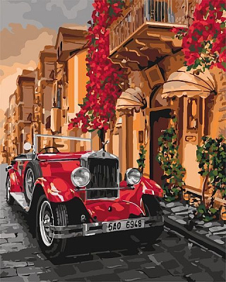 Картина по номерам В стиле 60-х Идейка 