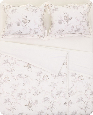 Комплект постельного белья Cosme семейный белый с рисунком Lameirinho 