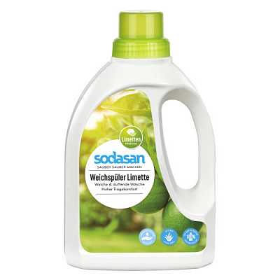 Пом'якшувач Sodasan Fabric Softener лайм 0,75 л