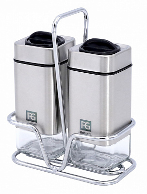 Набор для соли и перца Flamberg Premium на подставке Sprinkle 100 мл