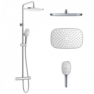 Душова система Imprese Centrum T-15300SQ з термостатом для душу