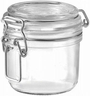 Банка для консервування Fido 0,2 л з кришкою та затискачем Bormioli Rocco