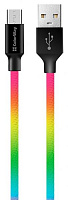 Кабель ColorWay USB - MicroUSB (multicolor) 2.4 А 1 м різнокольоровий 