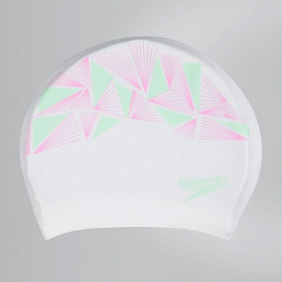 Шапочка для плавания Speedo PRT_HAIR_CAP_AF 8-11306C907 one size белый