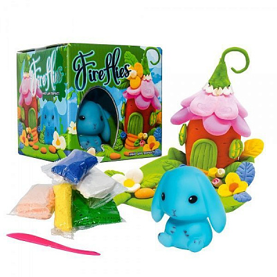 Набор массы для лепки Strateg Fireflies зайчонок 30410