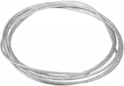 Трос оцинкований з ПВХ покриттям 4 мм 1 пог.м. DIN 3055