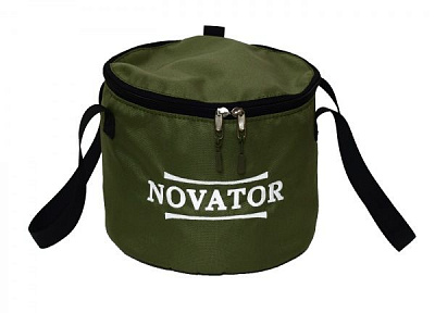 Ведро Novator VD-2 для прикормки 30x23 см с крышкой