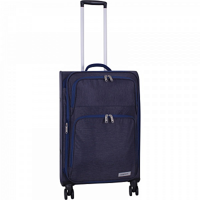 Чемодан Bagland М New 70 л джинс 3796924 
