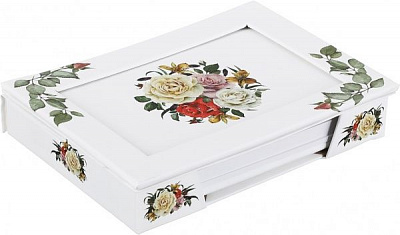 Папір для нотаток у підставці-фоторамці Троянди