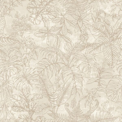 Шпалери вінілові гарячого тиснення Decoprint leaf beige EP1051 0,53x10,05 м