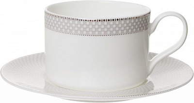 Чашка для чая с блюдцем Delicate 200 мл Fiora