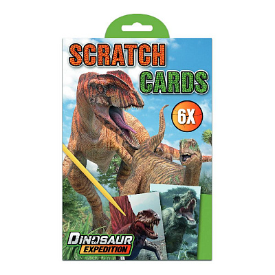 Скретч-раскраска «Dinosaur Expedition 961039»