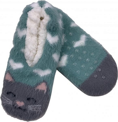 Обувь домашняя La Nuit Home Мурчик р. 36-37 зеленый 